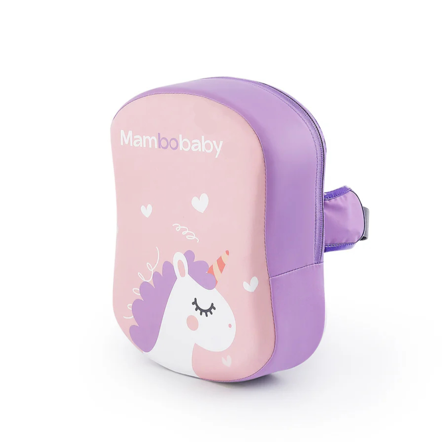 Mambobaby Back float Swim Trainer - AGES 1-6 YEARS for swim training Pink