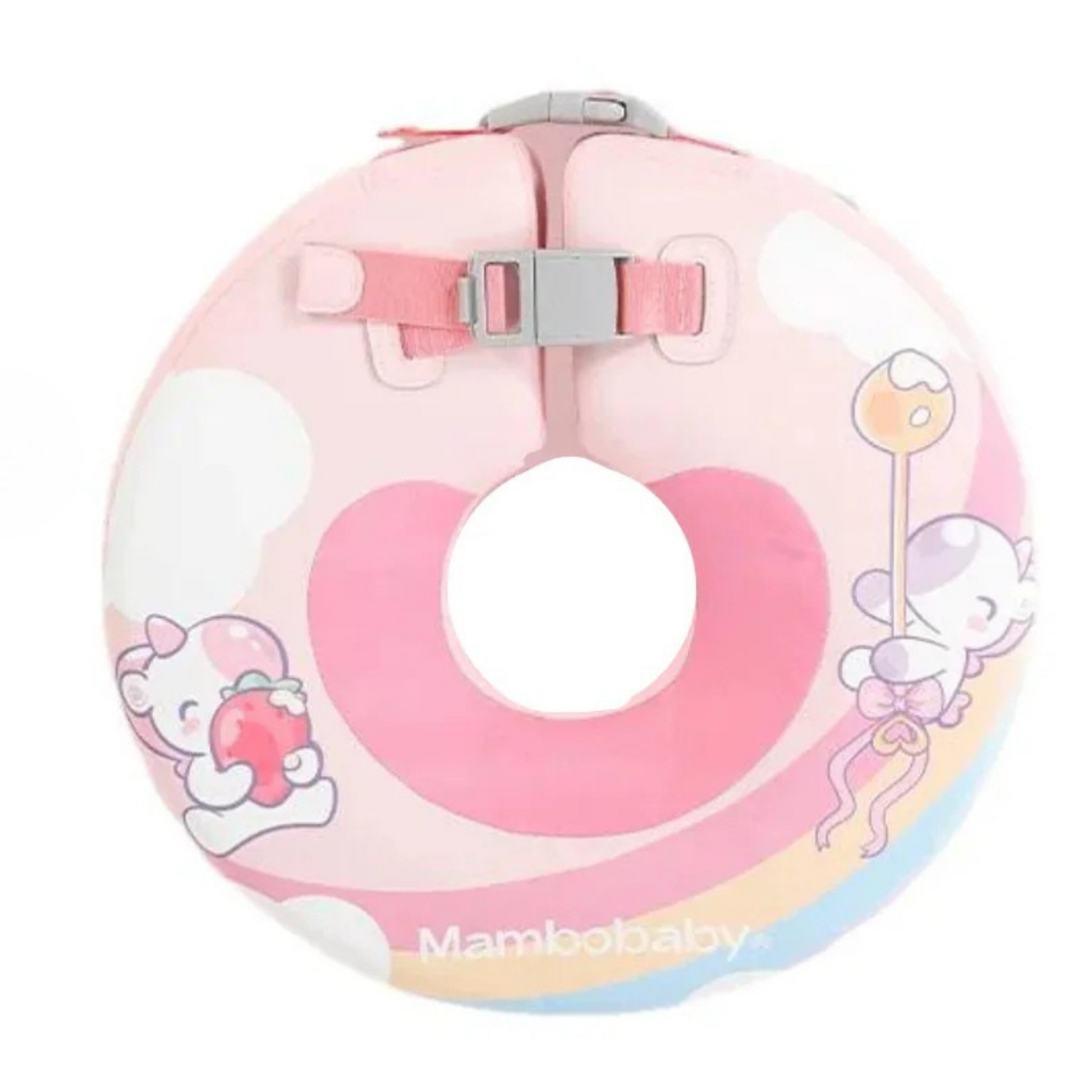 Mambobaby Infant Neck Float Strawberry Unicorn PINK-L
