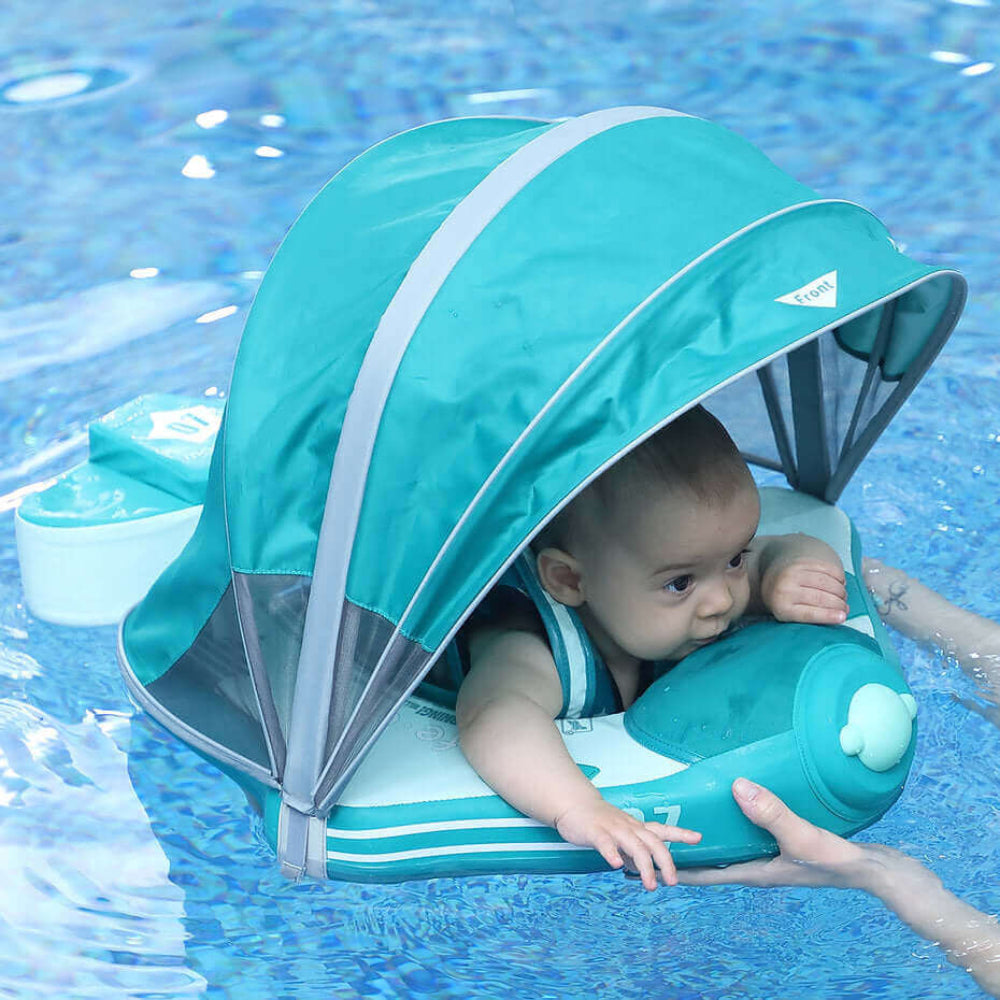 Airplane Mambobaby Swimming Floats with Canopy (3- 48 Months)