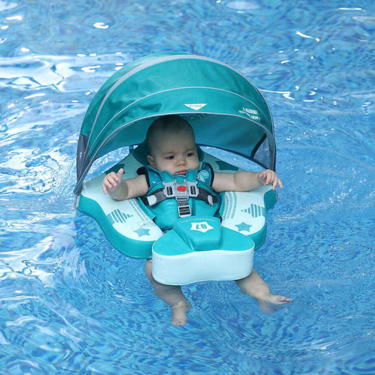 Airplane Mambobaby Swimming Floats with Canopy (3- 48 Months)