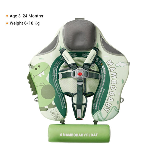 Dinosaur Mambobaby Swimming Floats with Canopy (3-24 MONTHS)