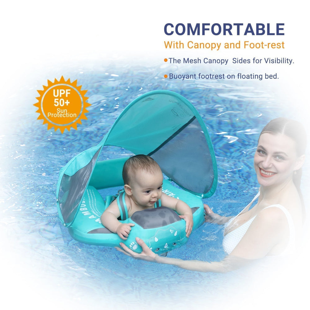 Dinosaur Mambobaby Swimming Floats with Canopy (3-24 MONTHS)