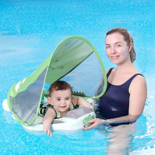 Dinosaur Mambobaby Swimming Floats with Canopy (3-24 MONTHS)