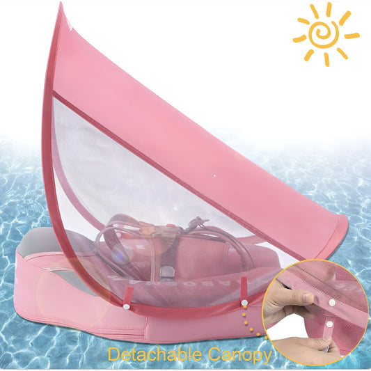 Flamingo Mambobaby Swimming Floats with Canopy (3-24 MONTHS)