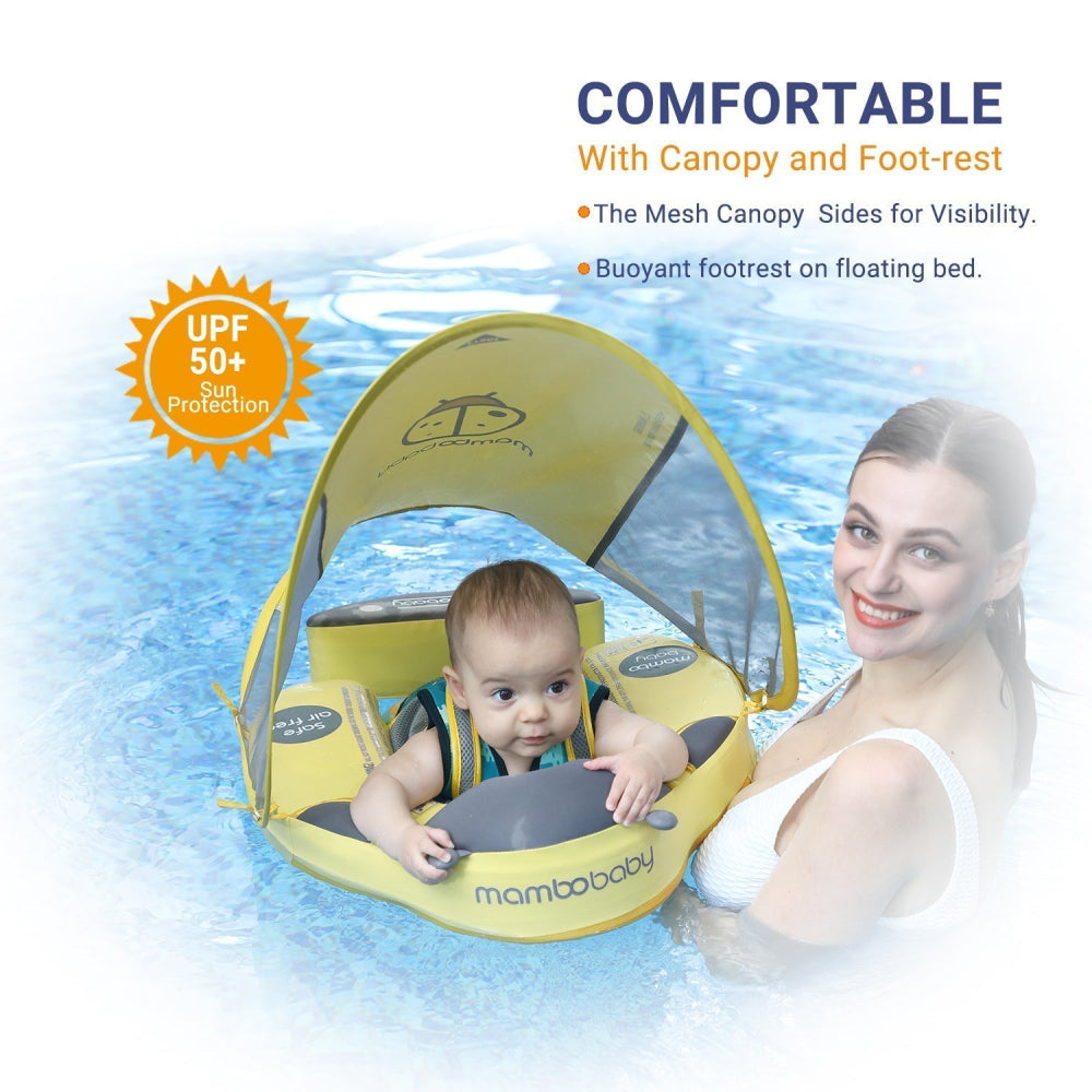 Ladybug Mambobaby Swimming Floats with Canopy (3-24 MONTHS)