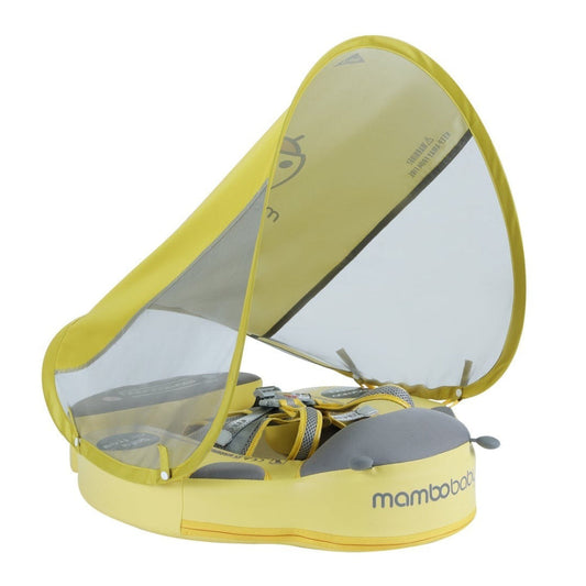 Ladybug Mambobaby Swimming Floats with Canopy (3-24 MONTHS) Yellow