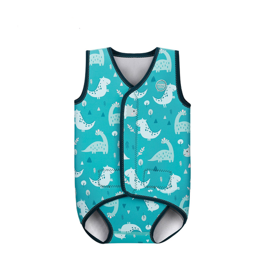 Mambobaby Thermal Swimsuit: The Ultimate Warm and Protective Swimwear for Your Little Ones! Blue