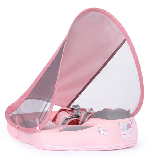 Unicorn Mambobaby Swimming Floats with Canopy (3-24 Months) Pink
