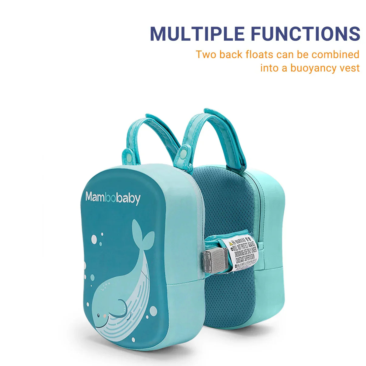 Mambobaby Back float Swim Trainer - AGES 1-6 YEARS for swim training