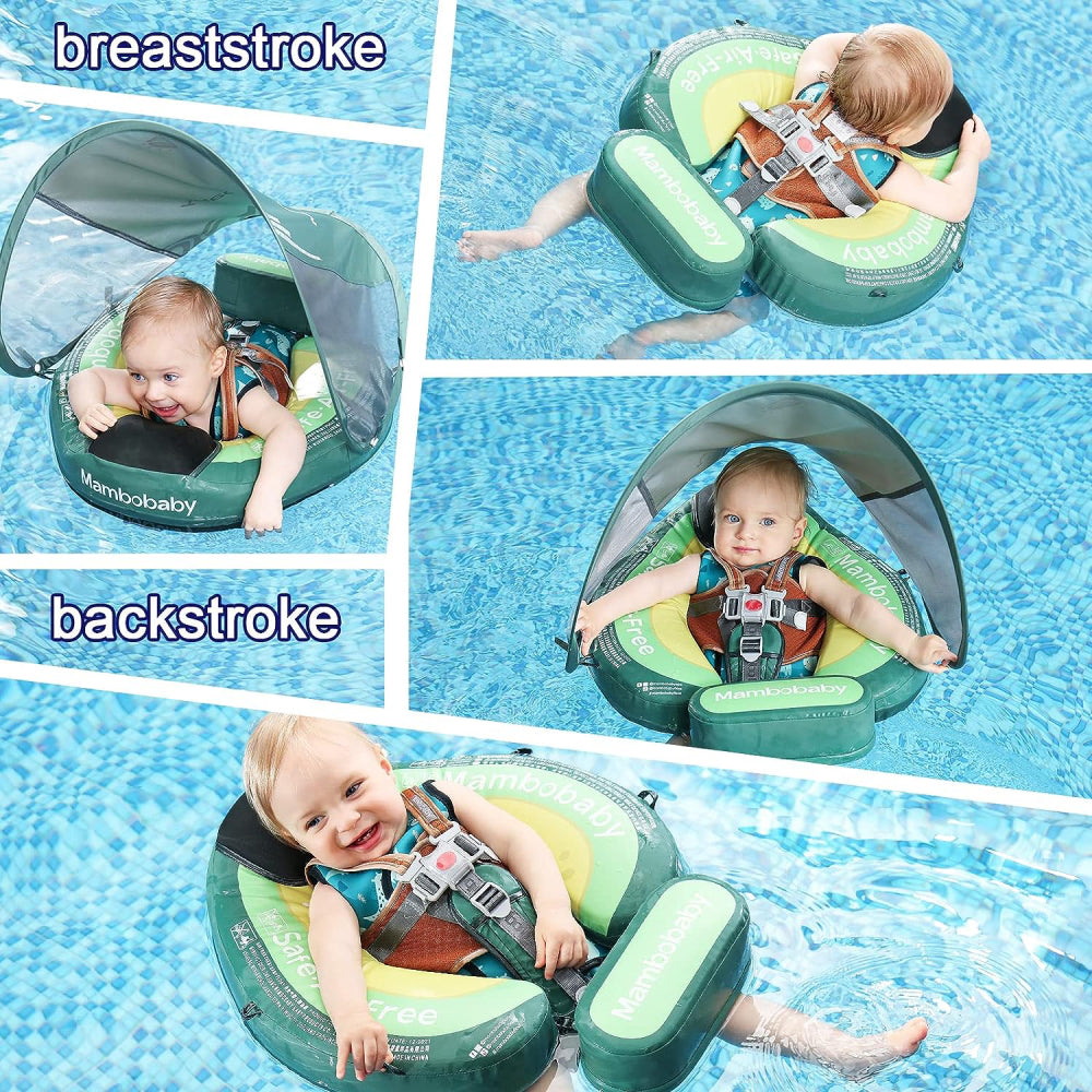 Avocado Mambobaby Swimming Floats with Canopy (3-24 MONTHS)