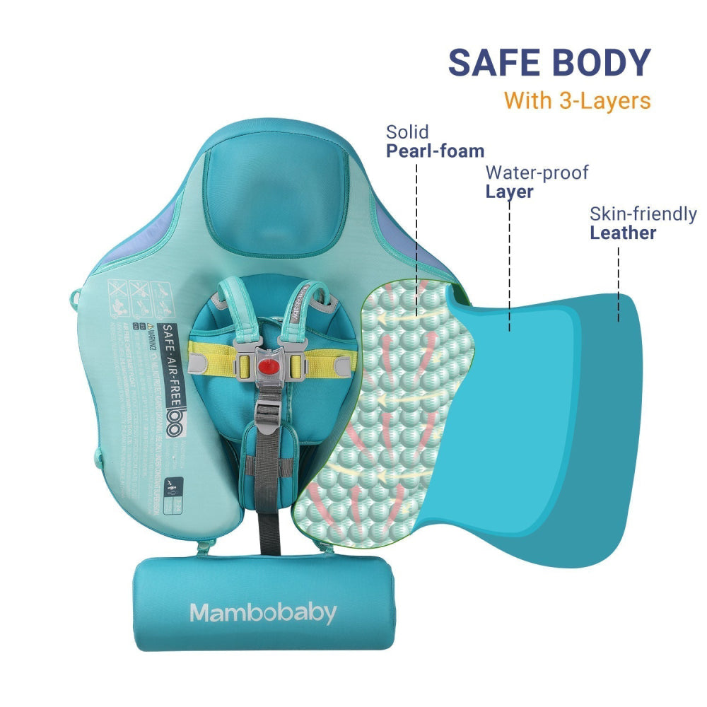 Contrasting Mambobaby Swimming Floats with Canopy (3-24 MONTHS)