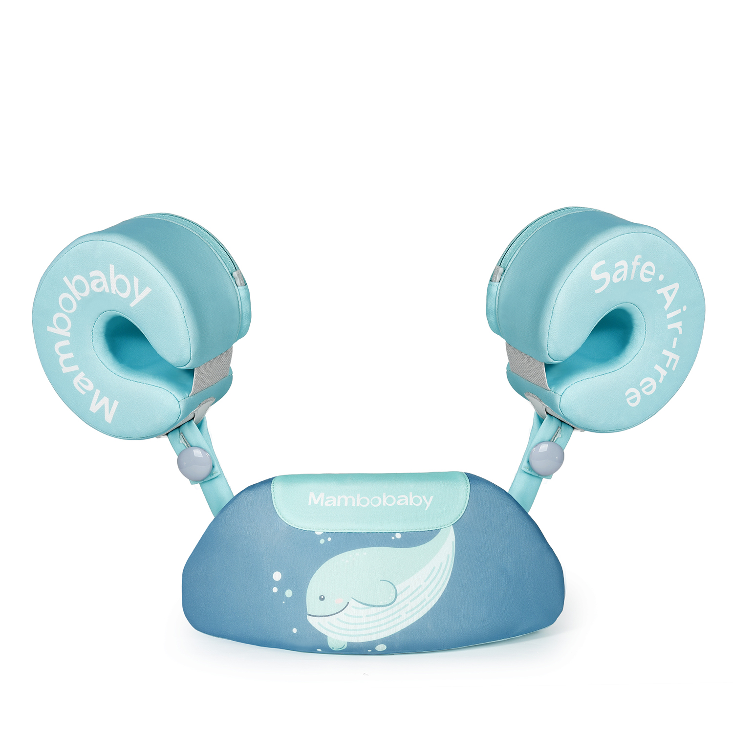 Mambobaby Air-Free Armbands Float Set Swim Trainer AGES 3-8Y for swim training Whale